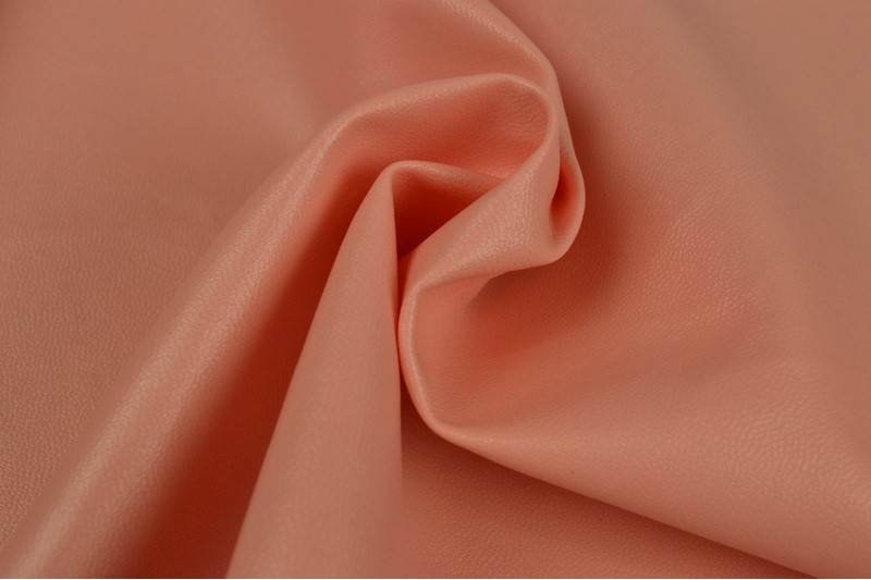 Imitation leather 40 salmon pink