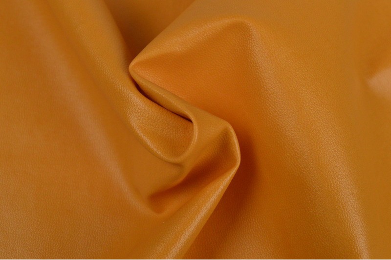 Imitation leather 47 ochre yellow
