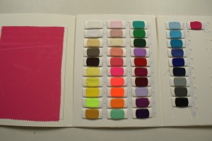 Color card chiffon