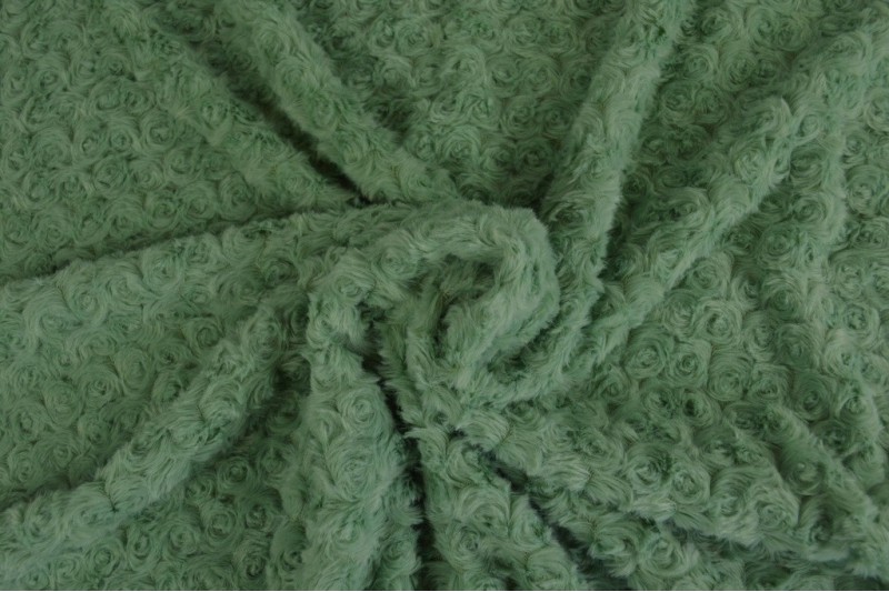 Fur roses 14 mint green