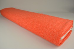 French Terry melange 23 dark orange
