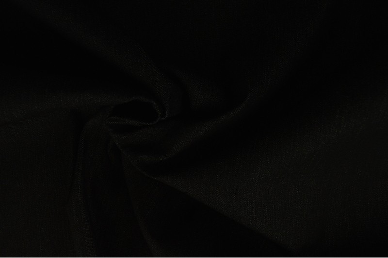 Washed denim stretch - 03 - black