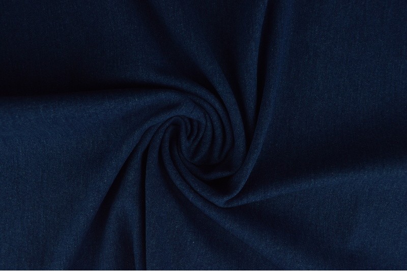 Washed denim stretch - 01 - indigo blue