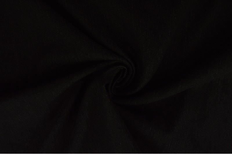Unwashed denim stretch black C