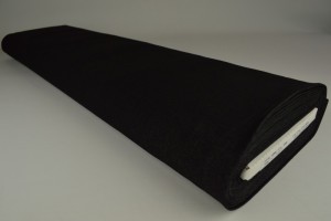 Unwashed denim stretch black C