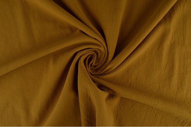 Cotton washed 44 dark ochre yellow