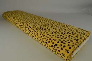 Cotton washed print 05-47 ochre yellow