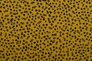 Cotton washed print 05-47 ochre yellow