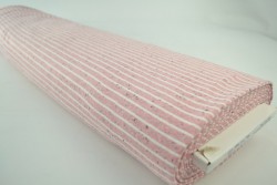 Cotton jersey melange 04 pink stripes