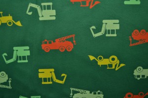 Cotton jersey print - wow 02-32 green