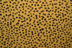 Cotton jersey print - wow 13-47 ochre yellow