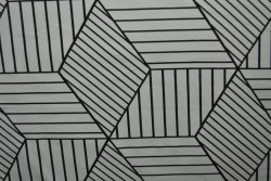 Cotton jersey print - wow 18-25 silvergrey