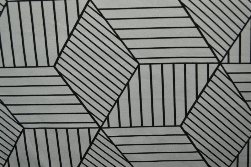Cotton jersey print - wow 18-25 silvergrey