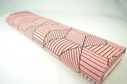 Cotton jersey print - wow 18-37 old pink