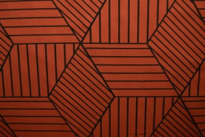 Cotton jersey print - wow 18-42 copper