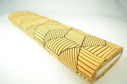 Cotton jersey print - wow 18-47 ochre yellow