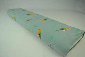 Cotton jersey print - wow 04-34 old green