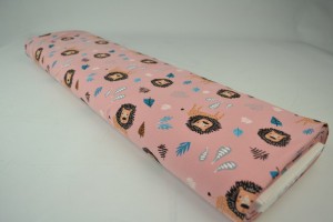 Cotton jersey print - wow 09-37 old pink