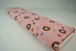 Cotton jersey print - wow 09-37 old pink