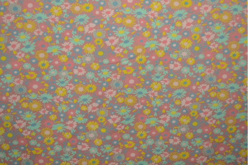 Cotton jersey print - wow 10-37 old pink