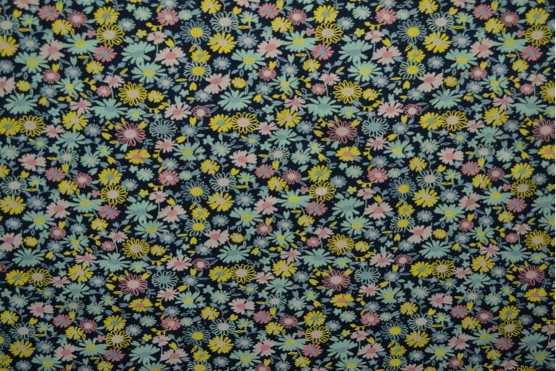 Cotton jersey print - wow 10-49 navy