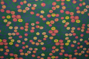 Cotton jersey print - wow 12-32 green