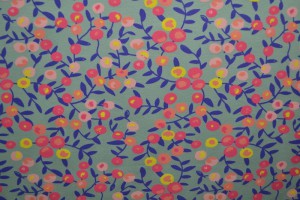 Cotton jersey print - wow 12-34 old green