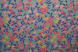 Cotton jersey print - wow 12-34 old green