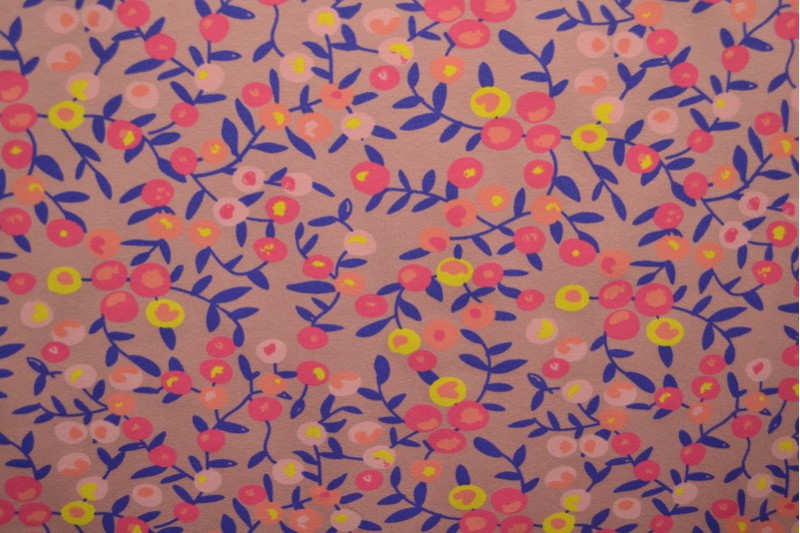 Cotton jersey print - wow 12-37 old pink