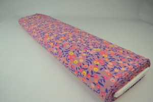 Cotton jersey print - wow 12-38 dark old pink