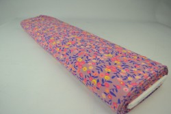 Cotton jersey print - wow 12-38 dark old pink
