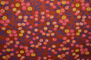 Cotton jersey print - wow 12-42 copper