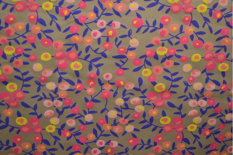 Cotton jersey print - wow 12-69 taupe