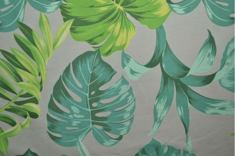 Cotton jersey print - wow 16-25 silvergrey
