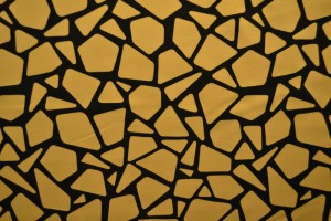 Cotton jersey print - wow 19-47 ochre yellow