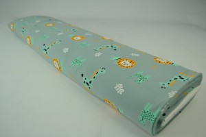 Cotton jersey print - wow 06-34 old green