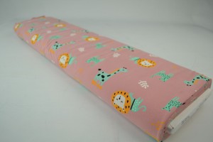 Cotton jersey print - wow 06-37 old pink