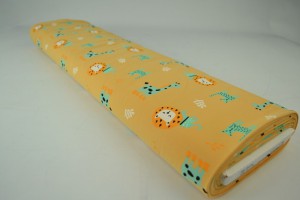 Cotton jersey print - wow 06-47 ochre yellow