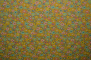 Cotton jersey print - wow 10-47 ochre yellow