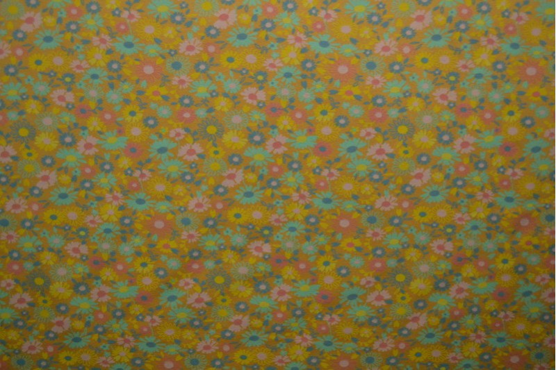Cotton jersey print - wow 10-47 ochre yellow
