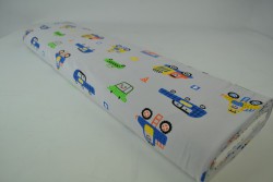 Cotton jersey print - wow 01-25 silvergrey