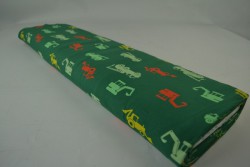 Cotton jersey print - wow 02-32 green