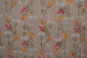 Cotton washed print w02-19 old pink