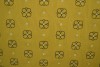 Cotton washed print w04-47 ochre yellow