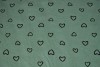 Cotton washed print w05-34 old green
