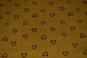 Cotton washed print w05-44 dark ochre yellow