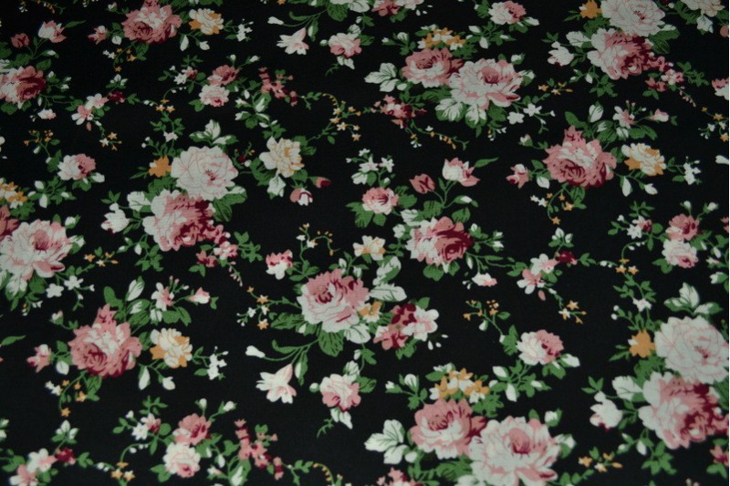 Cotton print 3217-4 black