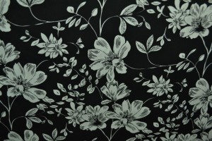 Cotton print 8026-1 black