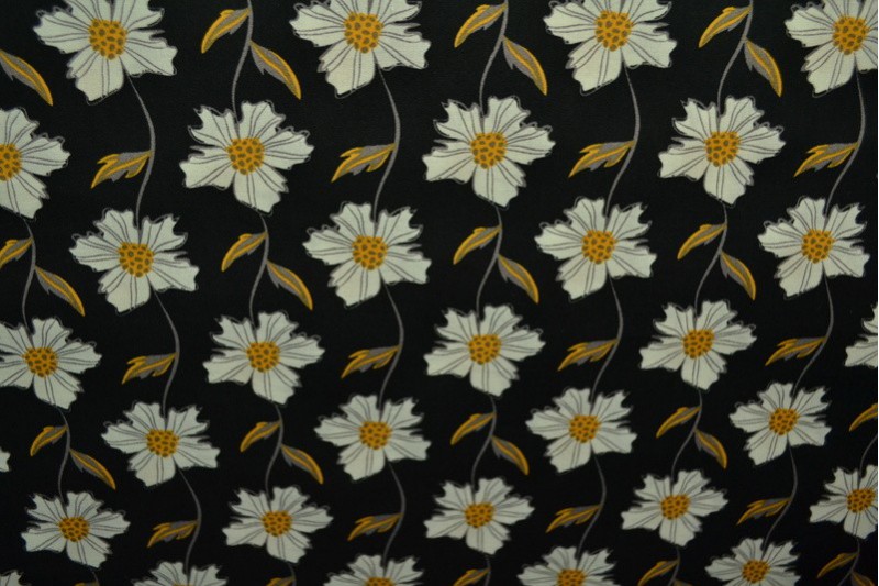 Cotton print 8051-5 black