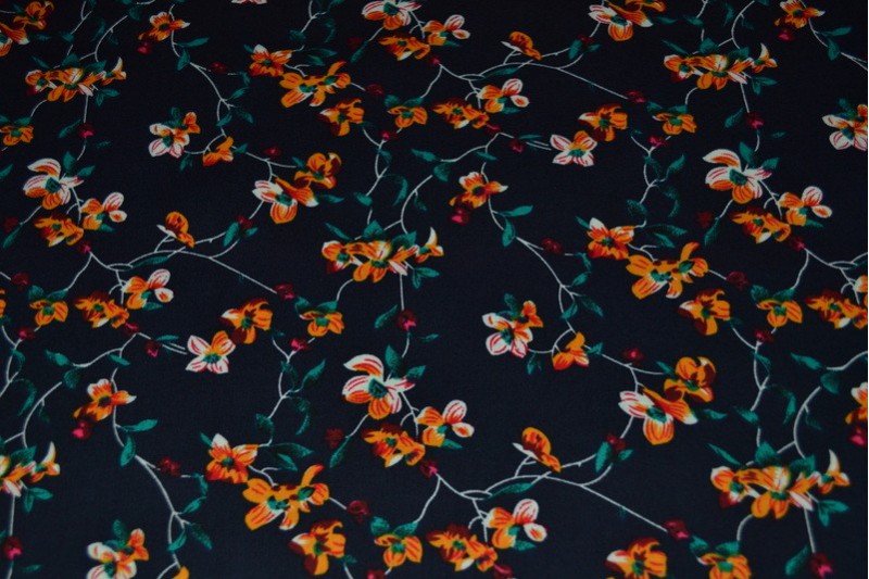 Cotton print 9797-4 navy